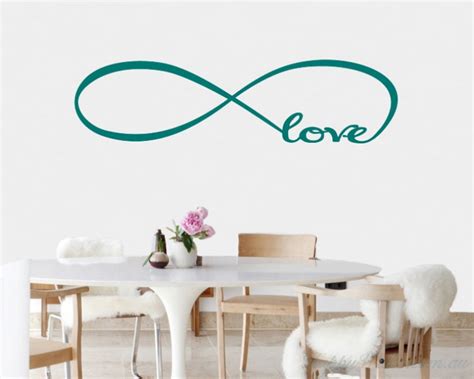 Infinity Love Quotes Wall Art Stickers