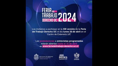 Feria Del Trabajo Derecho Uc Entrevistas Programadas Y