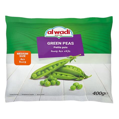 Al Wadi Al Akhdar Frozen Fine Green Peas 400gr Online Carrefour Lebanon