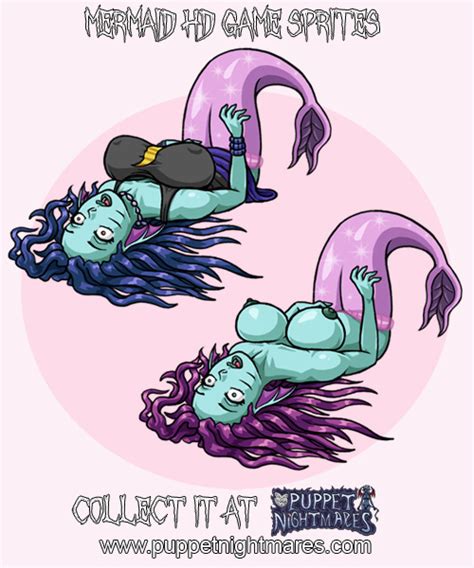 Mermaid HD Injured Game Sprite By Phoenixignis Hentai Foundry