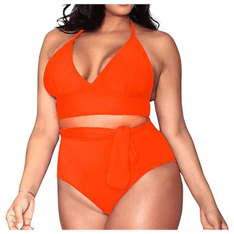 Summer Savings Yievot Two Piece Women Plus Size Swimsuit Bikini Set