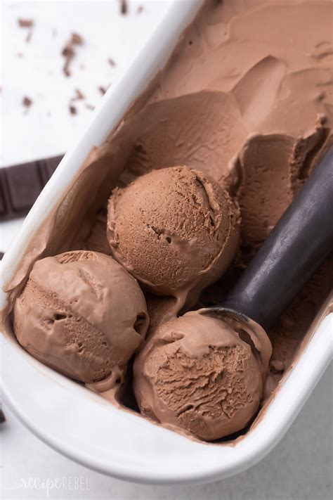 No Churn Chocolate Ice Cream The Recipe Rebel