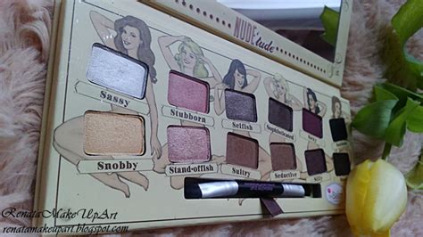 RenataMakeUpArt Recenzja Paletki Od The Balm Nude Tude