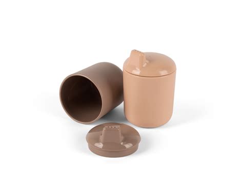 TINY BIO Set dveh lončkov z nastavkom Nude Mocca Trgovina Mesto igrač Kvalitetne didaktične