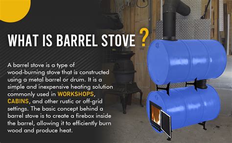 Amazon Sonret Barrel Woodstove Kit With Adapter Kit Burn Barrel