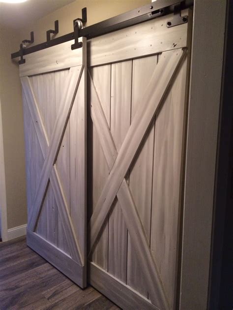 Double Sliding Barn Doors For Pantry Homystyle