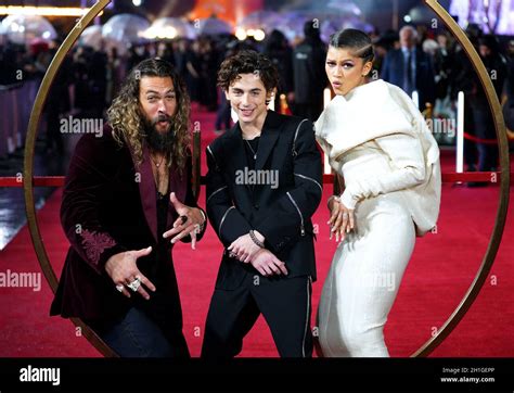 Jason Momoa Left Timothee Chalamet And Zendaya Attend A Special