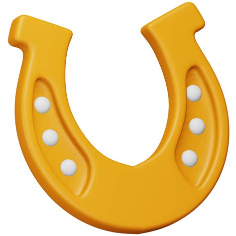 Horseshoe 3d Rendering Isometric Icon 15072104 Png