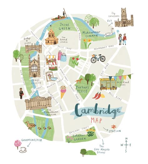 Cambridge Map Jenny Seddon