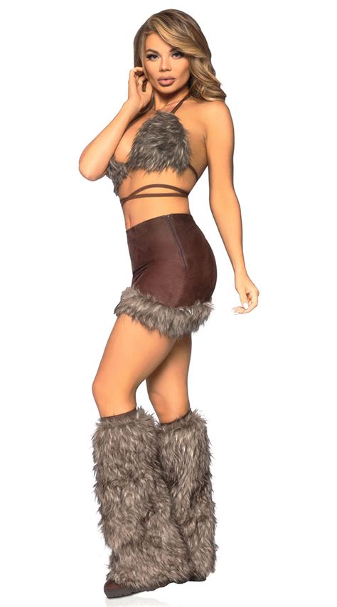 Cave Babe Costume Sexy Cavewoman Costume Yandy