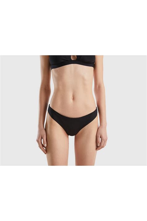 United Colors of Benetton Kadın Siyah Çizgi Detaylı Bikini Alt Siyah Fiyatı Yorumları Trendyol