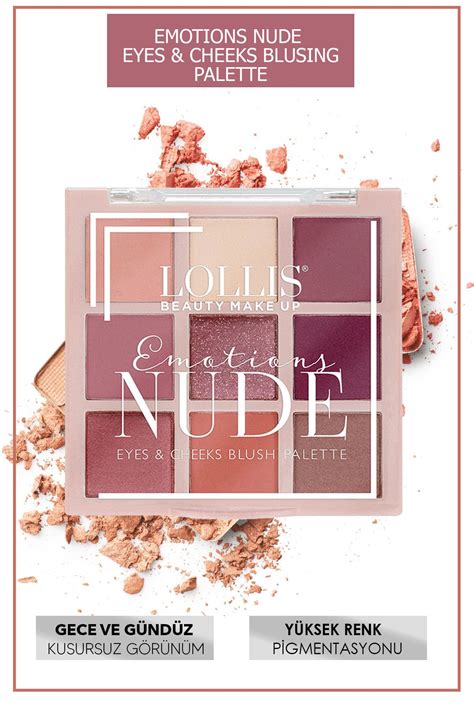 Lollis Emotions Nude Eyes cheeks Blush Palette Emotions Göz Ve Yanak Allık Paleti Fiyatı