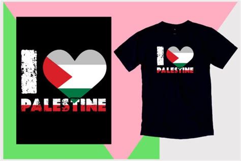 I Love Palestine Graphic by TeesXpress · Creative Fabrica