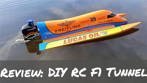 Diy Rc Boat Cozy F1 Tunnel Powerboat Review Youtube