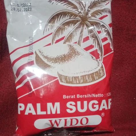 Jual Palm Sugar Wido 200gr Shopee Indonesia