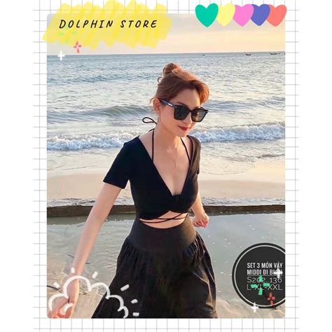 DOLPHIN BIGSIZE Set đi biển bigsize set bikini bigsize Shopee Việt Nam