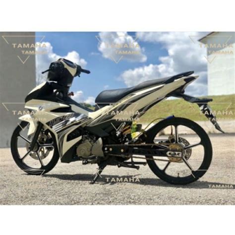 ♝yamaha Y15 Y15zr V1 V2 Cream White Susu Putih Creamy White Exciter Special Edition Black H