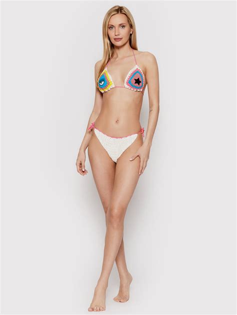 Chiara Ferragni Haut De Bikini CFV5721 Multicolore Modivo Fr
