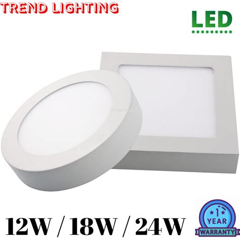 Led Surface Downlight W W W Round Square Surface Mounted