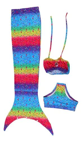 Ni A Piezas Bikini Traje De Ba O Dise O Cola Sirena Mercadolibre