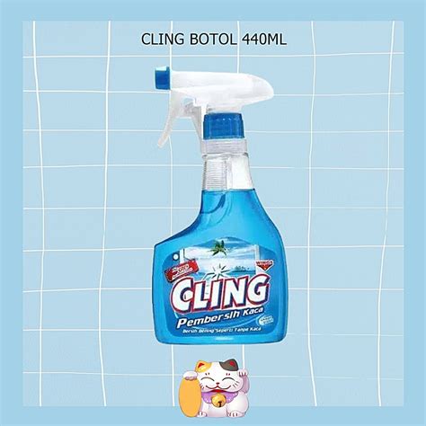 jual cling pembersih kaca botol ml glass cleaner shopee indonesia