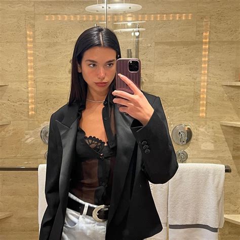 Dua Lipa Sexy Selfie Hot Celebs Home