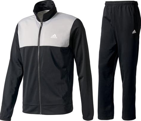 Adidas Back 2 Basic Trainingspak Maat XL Mannen Zwart Grijs Bol