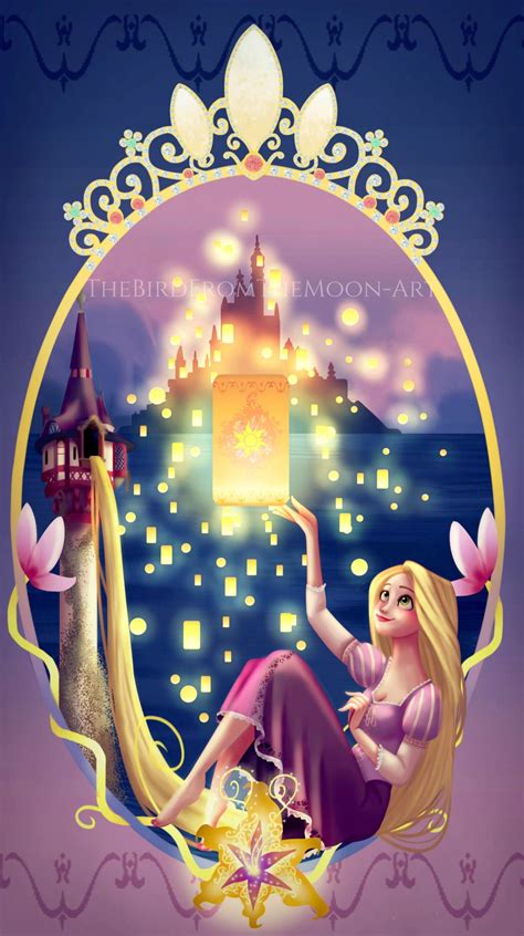 thebirdfromthemoon art Disney rapunzel Princesse disney réponse