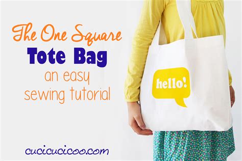 Easy Sew Tote Bag Tutorial IUCN Water