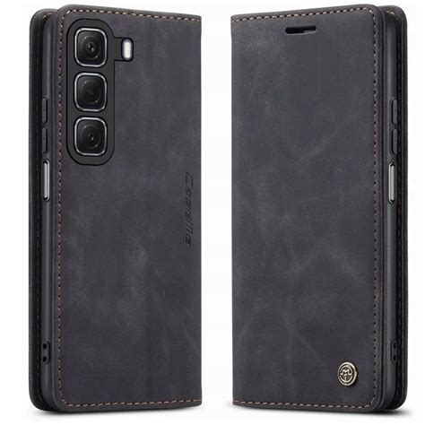 Etui Do Infinix Hot G Portfelowe Sk Rzane Zamykane Na Klapk Caseme Sklep Empik