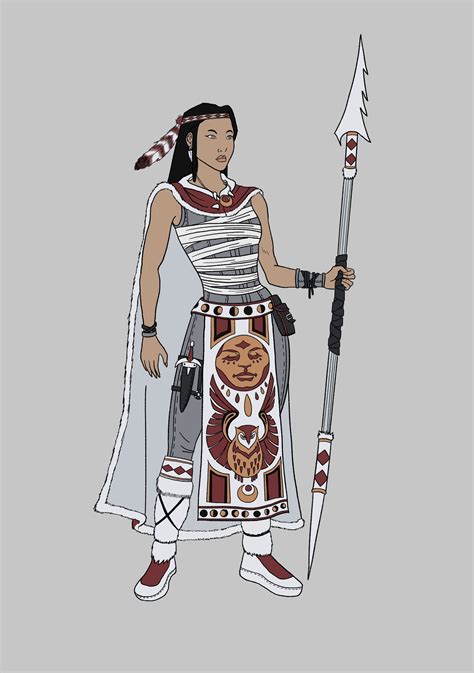 Oc Kadlu Human Druid Of The Sinvios Rcharacterdrawing