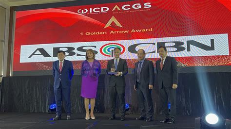 Abs Cbn Cited For Good Governance Wins Acgs Golden Arrow Award Anew