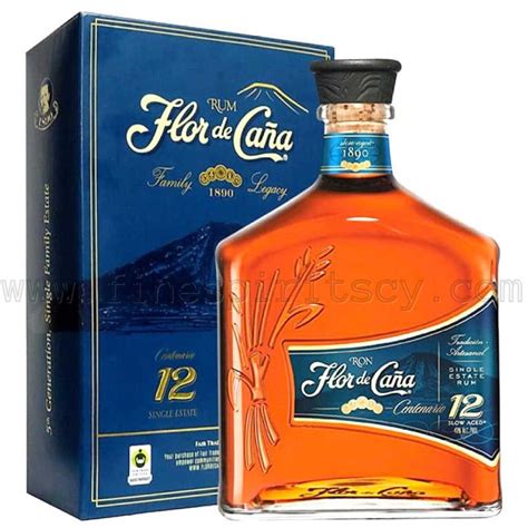 Flor de Caña 12 Years Old 1000ml 40% - Fine Spirits CY