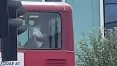 Shocking Moment Couple Have Sex On Top Deck Of Double Decker Bus In Front Of Members Of The