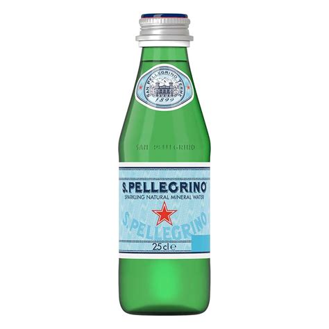 S Pellegrino Water 250 Ml Glass Bottle Sanpellegrino