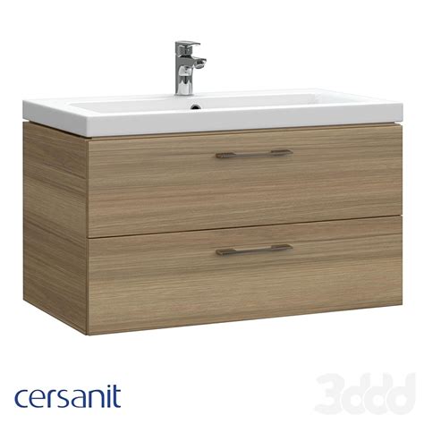 Cersanit_Тумба под раковину подвесная LARA 80, орех, A63416 - Мебель ...