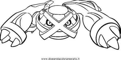 Disegno Pokemon Metagross 2 Personaggio Cartone Animato Da Colorare