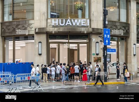 shanghai china june    large number  customers gathered