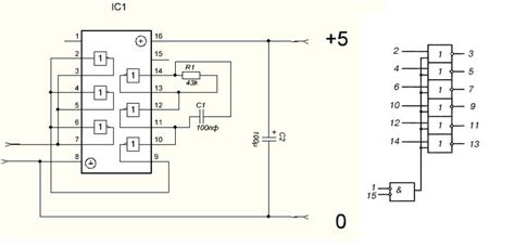 Микросхема к555лн1 описание и схема включения - 98 фото