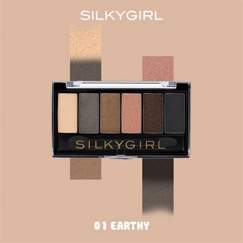 BẢNG PHẤN MẮT 6 MÀU SILKYGIRL TRULY NUDE 4 BẢNG MÀU ĐA DẠNG 6g