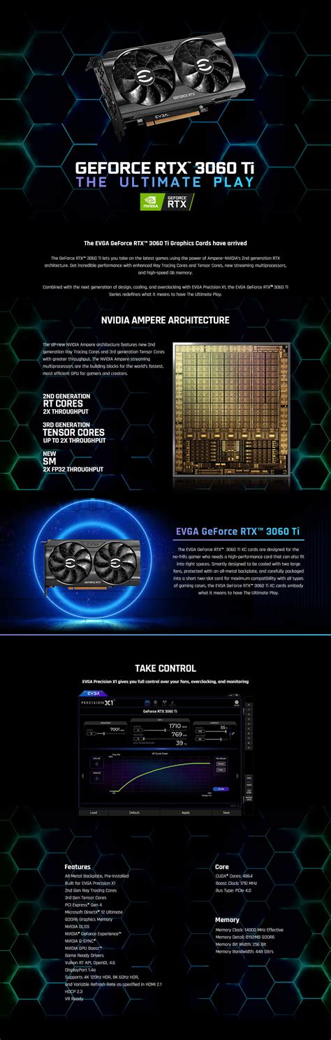 EVGA RTX 3060Ti 8GB GDDR6 XC Video Card (GPU) — Pinellas Computers