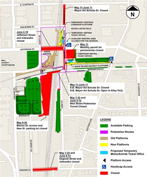 Joliet Gateway Center Transportation Construction Closures | Joliet, IL