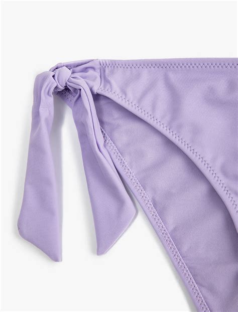 Mor Kad N Basic Bikini Alt Normal Bel Yandan Ba Lamal Sak Mm Koton