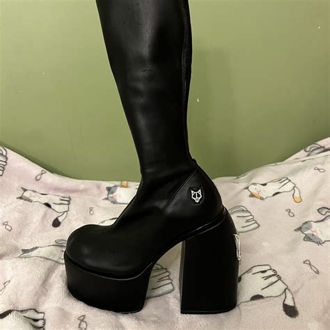 Naked Wolfe Tall Platform Boots Barely Worn Only Depop
