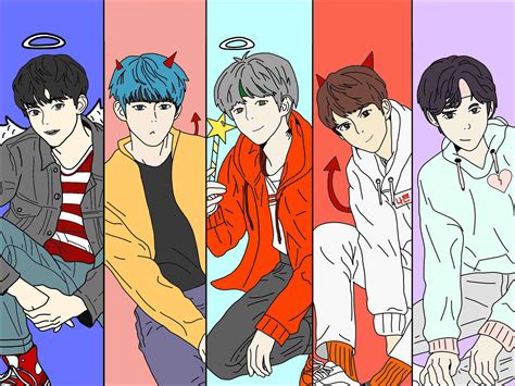 tomorrow   angel  devil fanart wallpaper