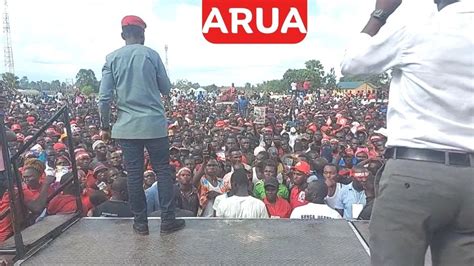 Bobi Wine Speech In Arua The Part You Cant Miss Youtube