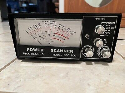 Vintage Para Dynamics Power Scanner Pdc Ham Radio Antenna Meter Ebay