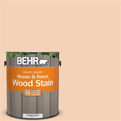 BEHR 1 Gal 280C 2 Serene Peach Solid Color House And Fence Exterior