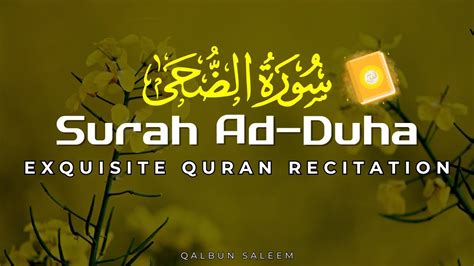 Tranquil Dawn Calming And Relaxing Quran Recitation Of Surah Ad Duha Serene