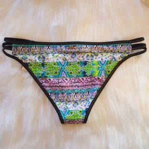 Victoria S Secret Swim Nwt Vs Swim Strappy Cheeky Bikini Bottom Poshmark